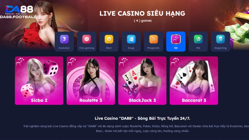 Sảnh cược N2-live là gì?